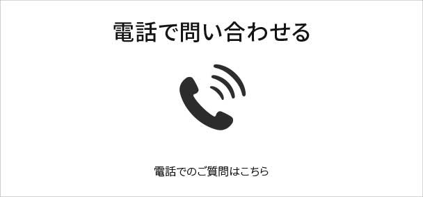 電話で問い合わせる　電話でのご質問はこちら